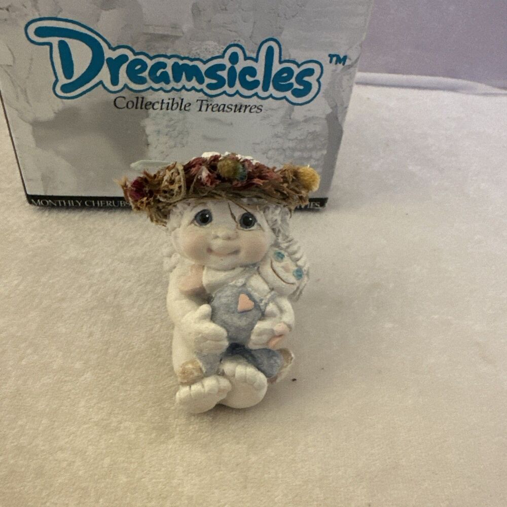 Dreamsicles Angel Cherub Figurine W/doll